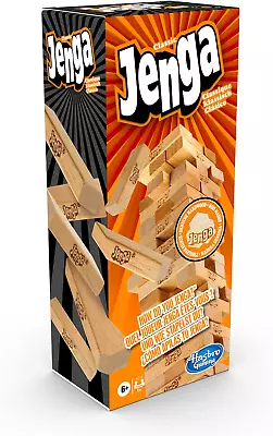 Buy Hasbro Gaming Jenga Classic, Children's Game That Promotes Reaction Speed From 6 • 15.99£