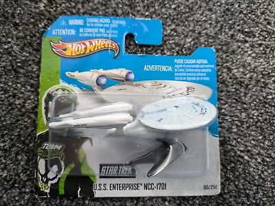 Buy HOT WHEELS - USS ENTERPRISE NCC - 1701 ,STAR TREK, WHITE, Sealed 2013 • 8.50£