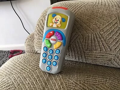 Buy Fisher Price Laugh And Learn TV Remote Control  ABC's English Version • 5.50£