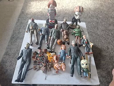 Buy Neca Friiday The 13th HUGHE Figure’s Bundle And Chucky And Slappy And Accessorie • 50£