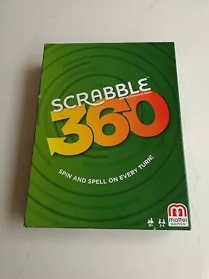 Buy Scrabble 360 Game Spin & Spell On Every Turn Mattel (2016) Age 10+ • 4.50£