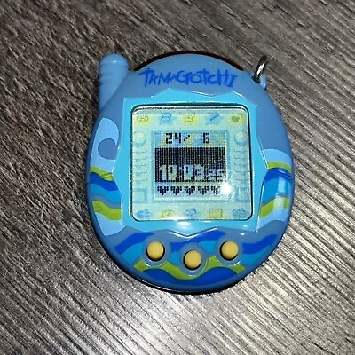 Buy Tamagotchi (2004) UK Blue Wave Design #51306 Working • 35£