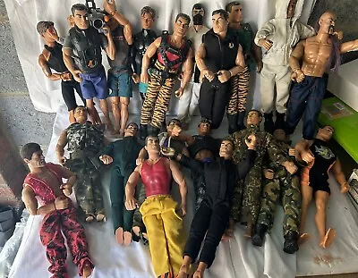 Buy Job Lot Of 20 Action Men Figures Have A Look Some Might Be Rare ! • 49.99£
