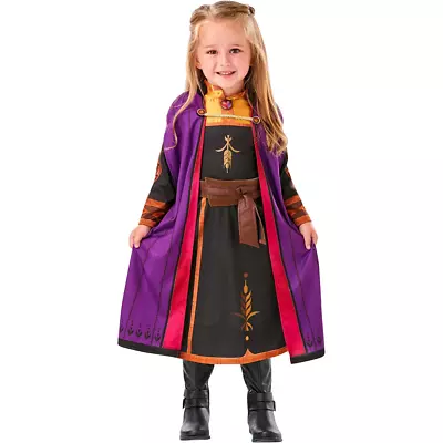 Buy Rubie's Disney Frozen Anna Travel Dress Childs Costume Size Large Age 7-8 Years • 11.80£