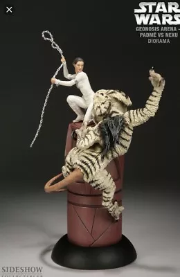 Buy Rare Sideshow STAR WARS PADME AMIDALA VS NEXU DIORAMA 2217 New Sealed • 1,348.03£