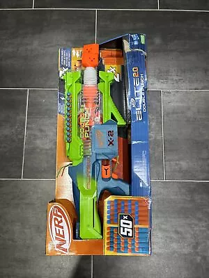 Buy Nerf Elite 2.0 Double Punch Motorized Dart Blaster 50 Nerf Elite Darts • 19.99£