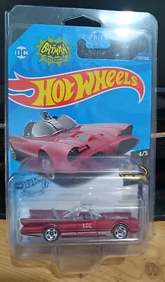 Buy Hot Wheels Kroger Maroon 1966 TV Series Batmobile 2017 Rare. • 34.99£