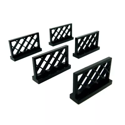 Buy 5x LEGO Fence 1x4x2 Grid Black Barrier Gate Fences Set 71016 4106485 3185 • 5.35£