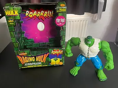 Buy Electronic Raging Hulk 8  Action Figure Toybiz Boxed Marvel Comics Vintage UK • 90£