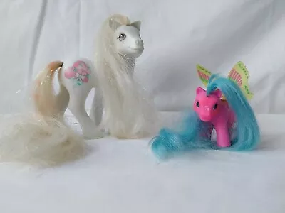 Buy Hasbro My Little Pony GI Bridal Beauty And Summer Wing Skydancer 1991 & 1988 • 24.99£