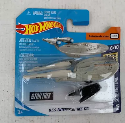 Buy New Screen Time Hot Wheels Star Trek U.s.s. Enterprise Ncc-1701 2019 • 4.95£