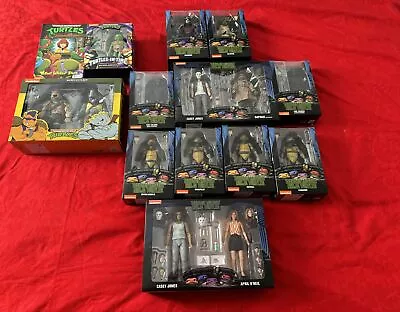 Buy 1990 NECA TMNT NINJA TURTLES + SPLINTER + BEBOP AND ROCKSTEADY CARTOON And More • 590.12£