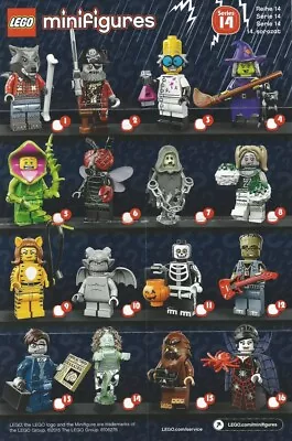 Buy Genuine Lego Minifigures From  Series 14 Choose The One You Need • 3£