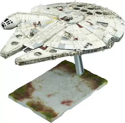 Buy Star Wars The Last Jedi Millennium Falcon 1/144 Plastic Model Kit Bandai Revell • 105.79£