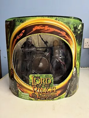 Buy Bnib Lord Of The Rings Boromir & Lurtz Toy Biz Action Figures Set • 35£