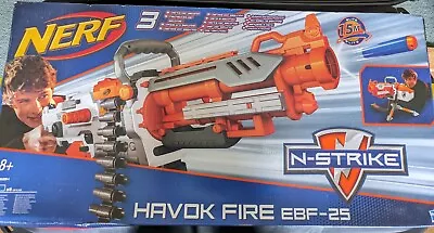 Buy Nerf HAVOK-FIRE N-Strike Elite Blaster - Brand New Sealed Box RARE RARE RARE • 499£