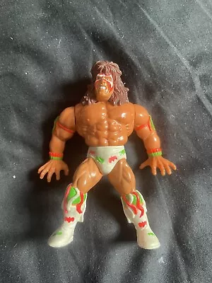 Buy The Ultimate Warrior Wwf Wwe Wrestling Figure Series 2 1991 Titan Sports Hasbro • 15£