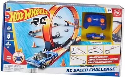 Buy  Toy Car RC Track Set With 1:64 Scale Remote-Control Vehicle & 30+ Pieces Of  • 47.88£