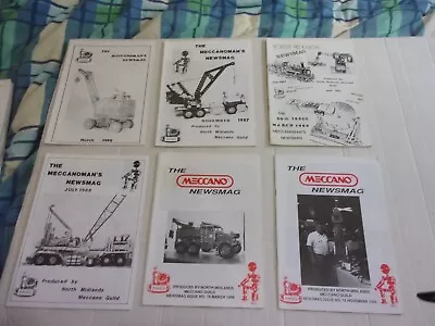 Buy Meccano 6 X The Meccanoman's Newsmag Various Years  -  Complete & Good Cond' • 15£