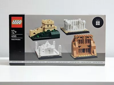 Buy LEGO 40585 Architecture World Of Wonders BRAND NEW Rare VIP Only Taj Mahal Petra • 19.99£
