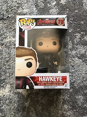 Buy #70 Hawkeye - Marvel Avengers Age Of Ultron Damaged Box Funko POP With Protector • 8£