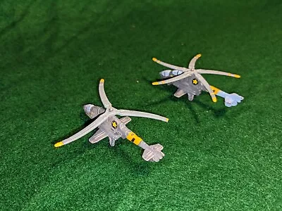 Buy Kenner Mega Force Helicopters X2 -Kenner Parker Die-cast Military Micro Machines • 8£