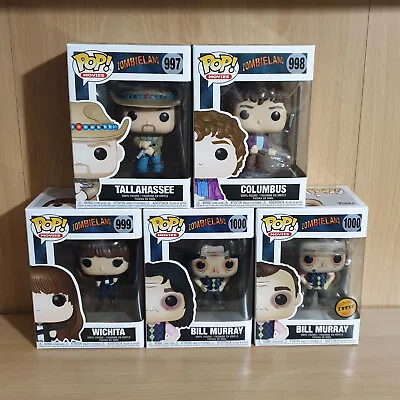 Buy Funko Pop! Vinyl - Zombieland Complete Set Of 5 Including Bill Murray Chase • 79.99£