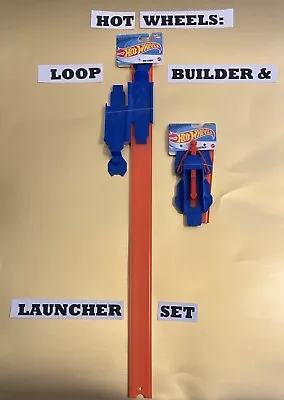 Buy Hot Wheels Loop Builder & Launcher Track Set 2 Pcs • 6.54£