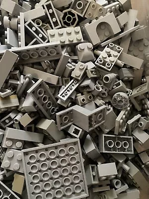 Buy Genuine Lego Mix Light Grey Gray Bundle 700g Brick Plate Tile Slope Door Window • 15.95£