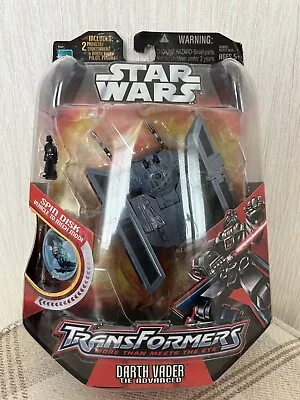 Buy Star Wars Transformers Darth Vader Tie Advanced Hasbro 2007 New And Sealed • 29.99£