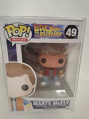 Buy NEW BACK TO THE FUTURE MARTY McFLY FUNKO POP! FIGURE #49 IN POP PROTECTOR • 12.99£