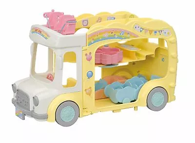 Buy Sylvanian Families Rainbow Fun Nursery Bus Playset • 45.99£