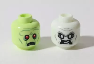 Buy LEGO Zombie Minifigure Head Parts X2 Scooby-Doo 75902 75903 Lighthouse Keeper • 8.99£