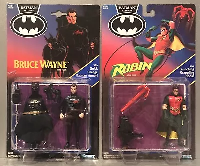 Buy 1991 & 1993 Batman Returns - Bruce Wayne Quick Change & Robin ⭐️Sealed & RARE⭐️ • 224.99£