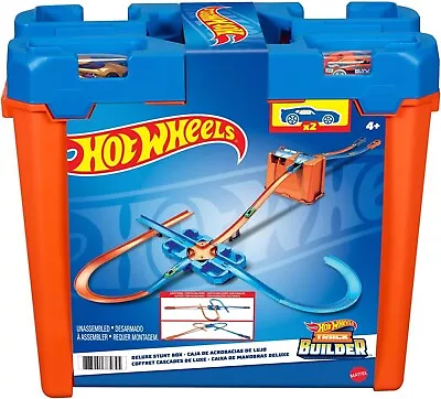 Buy Hot Wheels Track Builder Stunt Box Gift Set Ages 6 To 12, GGP93,Multicolor,4.5 M • 33.95£
