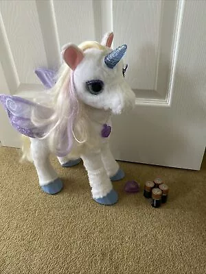 Buy FurReal Friends Star Lily Magical Light Up Unicorn With Strawberry Working • 25£