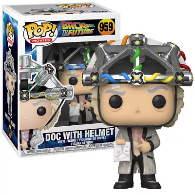 Buy Funko Back To The Future Doc With Helmet POP! Movies Figure 959 • 16.90£