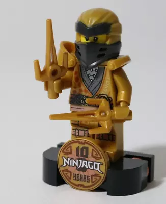 Buy VGC LEGO Ninjago 71737 Golden Cole Minifigure Legacy 10th Anniversary - Genuine • 29.99£