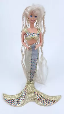 Buy Vintage 1995 Mattel With Outfit Jewel Hair Mermaid Barbie Doll • 50.08£