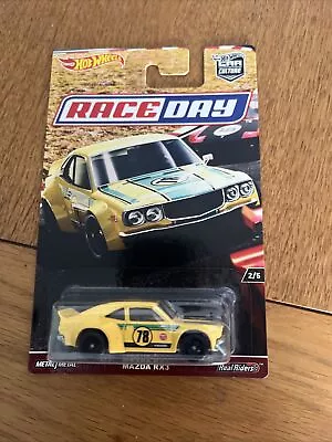 Buy 2016 Hot Wheels MAZDA RX3 Race Day Car Culture Real Riders • 24.99£