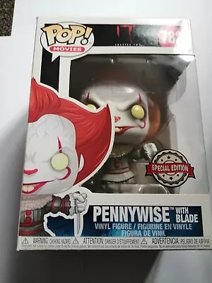 Buy Pennywise With Blade 782 Funko Pop Vinyl It Movies Penny Wise Clown • 20£