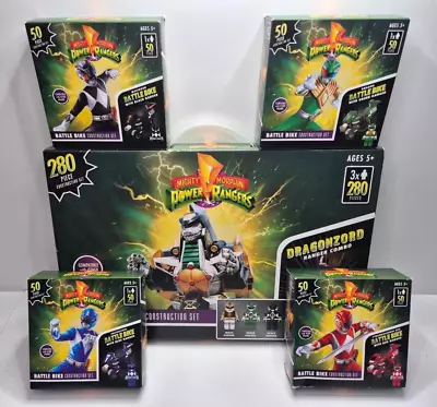 Buy Mighty Morphin Power Rangers Construction Set Bundle Hasbro -  5pc - Brand New • 39.99£