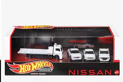 Buy Hot Wheels Premium Collector Set, 3 Nissan Skyline Plus Transporter BNIB Mint • 34.95£