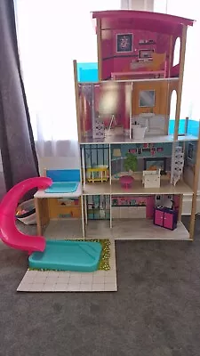 Buy Barbie Malibu Dream House 4 Storey Wooden • 25£