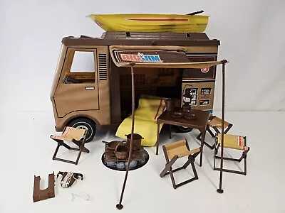 Buy Mattel Big Jim Camper With Accessories, Rare • 49.57£