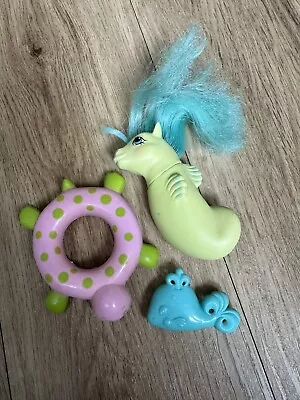 Buy My Little Pony G1 Sea Shimmer Sea Pony With Float And Brush Baby Sea Ponies • 35£