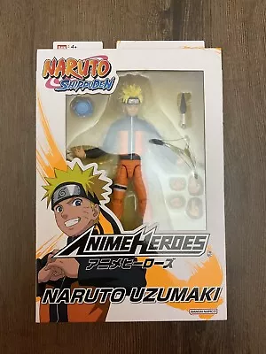 Buy Anime Heroes Naruto Shippuden Naruto Uzumaki Bandai Action Figure - Brand New • 18.99£
