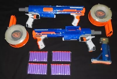 Buy 2 X Nerf Guns Rampage / Raider CS-35 N-Strikes & Bullets Tested & Working • 29.99£