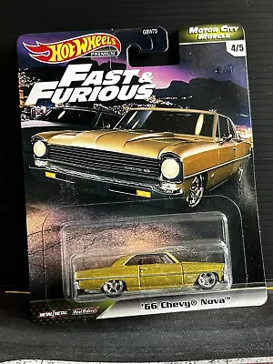 Buy Hot Wheels Fast & Furious ‘66 Chevy Nova - Motor City Muscle • 5£