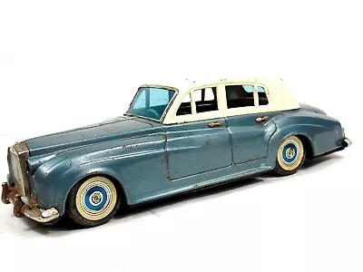 Buy Vintage Bandai Rolls Royce Silver Cloud Tin Friction Car 12  Long Made In Japan • 55.82£